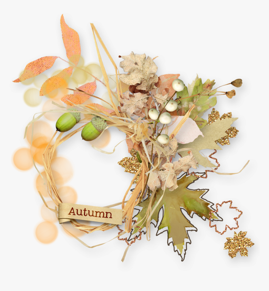 Autumn Frame Png, Fall Cluster - Autumn Cluster Frame Png, Transparent Png, Free Download