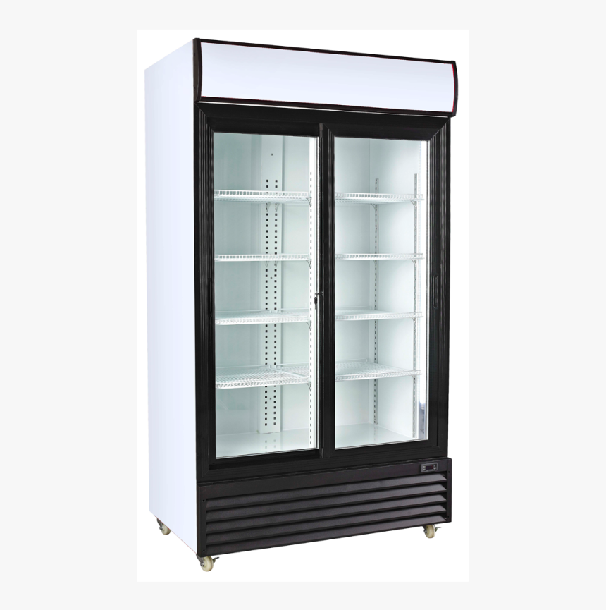 Commercial Glass Double Door - Commercial Fridge Two Door, HD Png Download, Free Download