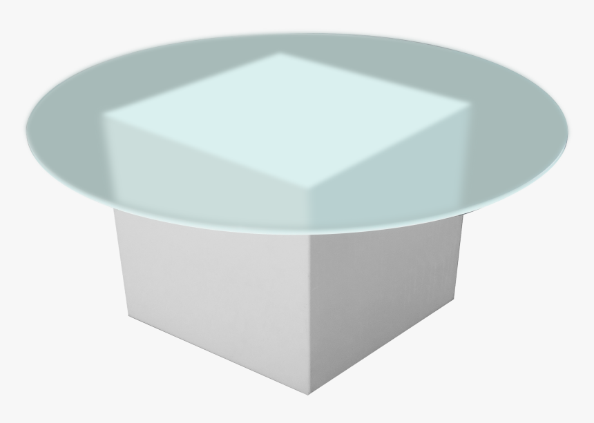 Le Minou Round Glass Coffee Table 1 1 - Coffee Table, HD Png Download, Free Download