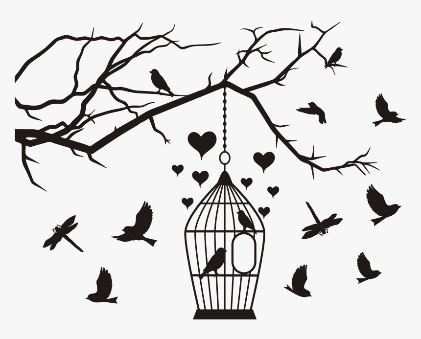 Cartoon Bird Cage, HD Png Download, Free Download