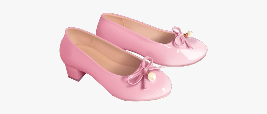 Ballet Flat Shoe Cartoon Drawing Designer - Princess Shoes Cartoon, HD Png Download, Free Download