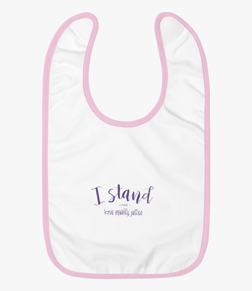 White I Stand 01 Mockup Front Flat White Pink - Baby & Toddler Clothing, HD Png Download, Free Download
