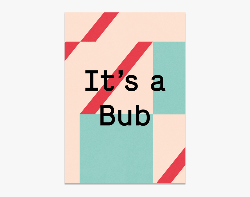 Greeting Card "it"s A Boy" - Graphic Design, HD Png Download, Free Download