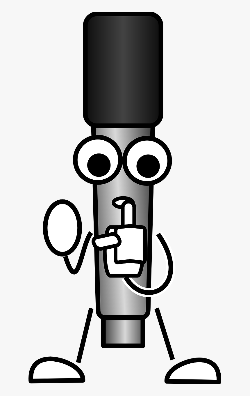 Microphone Sound Comic Free Photo - Microphone Funny Png Cartoon, Transparent Png, Free Download