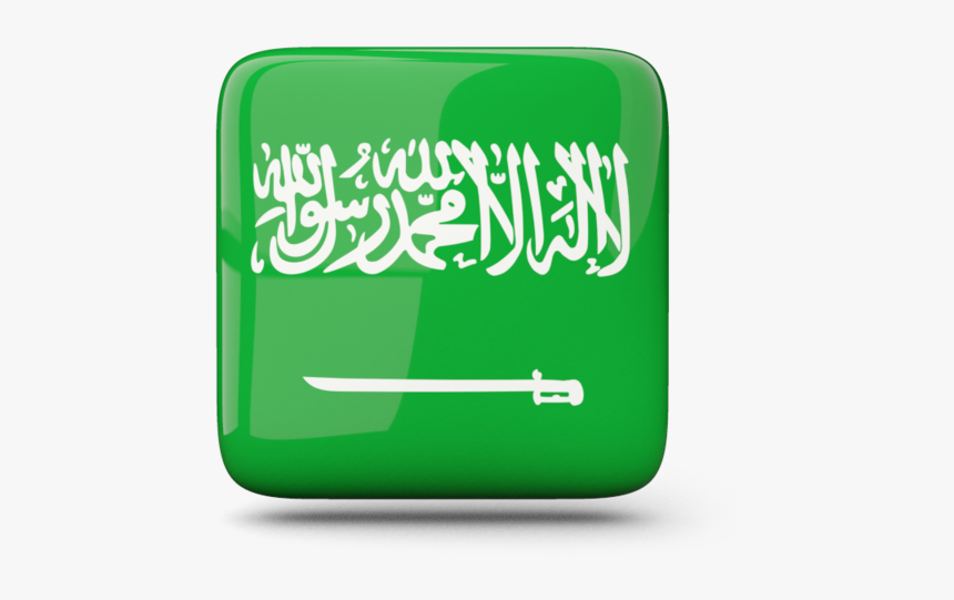 Glossy Square Icon - Saudi Arabia Flag Square Png, Transparent Png, Free Download