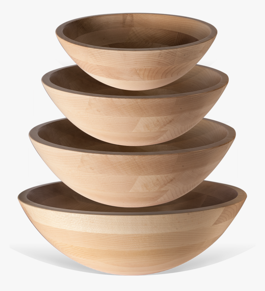 Lamson Treespirit 4 Piece Set Wooden Bowls, Wood , - Bowl, HD Png Download, Free Download