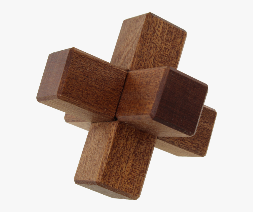 3 Piece Burr - 3 Piece Cross Puzzle Solution, HD Png Download, Free Download