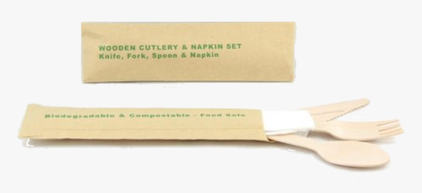 Eco Friendly Biodegradable Wooden Cutlery Pack With - Marking Tools, HD Png Download, Free Download
