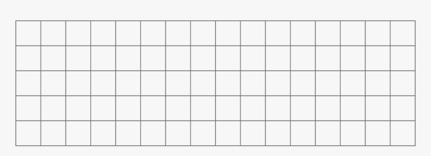 A Blank Grid With Height 5 Units And Length 16 Units - Computer Keyboard, HD Png Download, Free Download