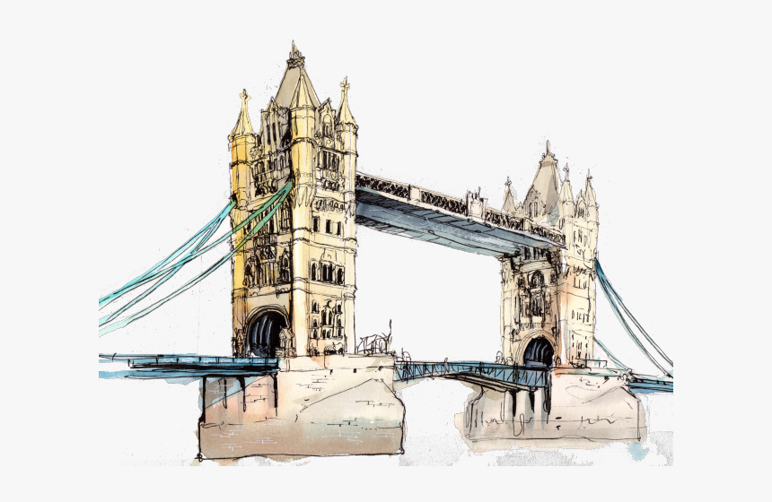 Transparent Bridge Clipart Png - Londres Aesthetic Stickers, Png Download, Free Download