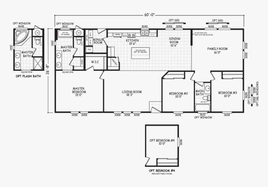 Modular Home Floor Plans, HD Png Download, Free Download