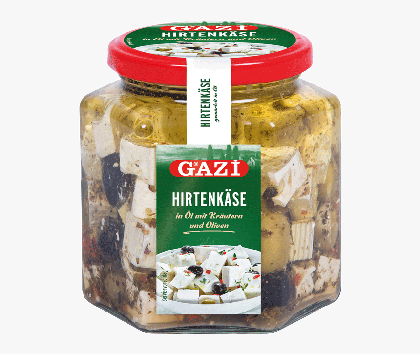 Gazi Fetta Cheese In Oil With Herbs 375g, HD Png Download, Free Download