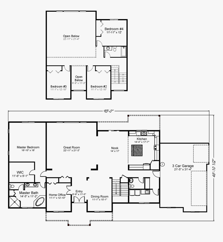 Transparent Floorplan Clipart - Floor Plan, HD Png Download, Free Download