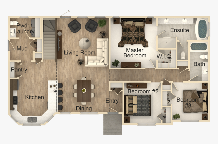 Donovan Plan - Floor Plan, HD Png Download, Free Download