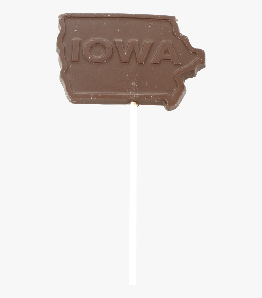 Solid Iowa Chocolate Sucker - Chocolate, HD Png Download, Free Download