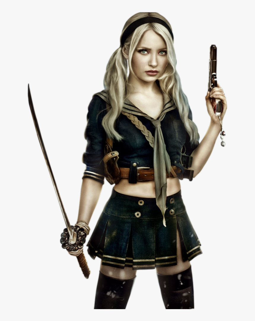 Resource Stock Model Emily Browning Sucker Punch Emily - Sucker Punch, HD Png Download, Free Download