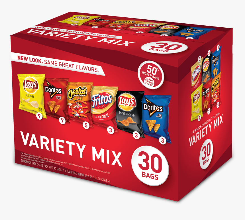 Frito-lay Flamin' Hot Mix Spicy Snacks Variety Pack, HD Png Download, Free Download