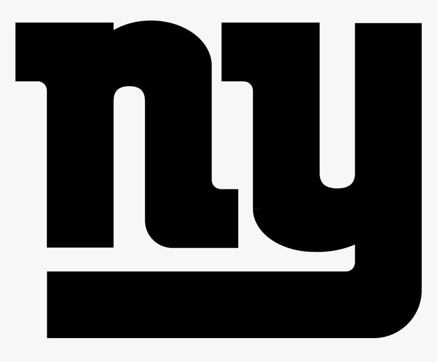 New York Giants Logo Black And Ahite - New York Giants Logo 2019, HD Png Download, Free Download