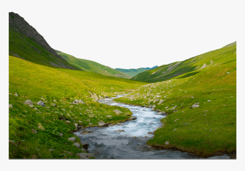 #grassy#valley - Transparent Green Mountain Png, Png Download, Free Download