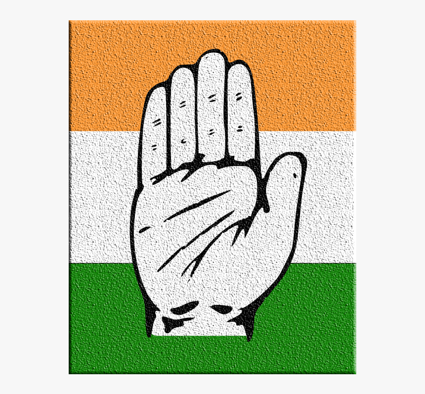 Congress Logo Png Free Images - National Parties And Their Symbols, Transparent Png, Free Download