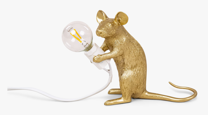 Mouse Lamp Gold Mac - Mouse Lamp, HD Png Download, Free Download