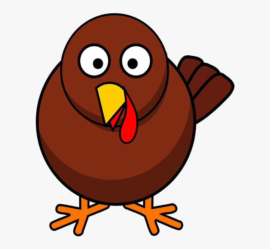 Simple Cartoon Turkey Svg Clip Arts - Clipart Turkey, HD Png Download, Free Download
