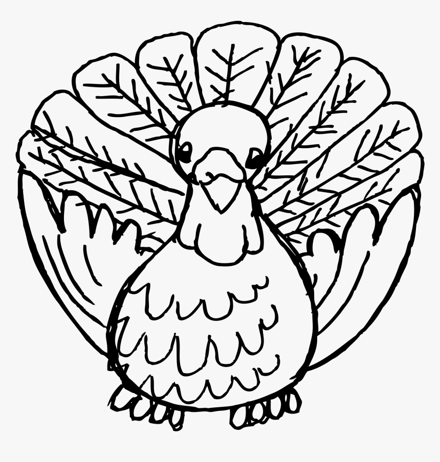 Thanksgiving Clipart Black And White, HD Png Download, Free Download