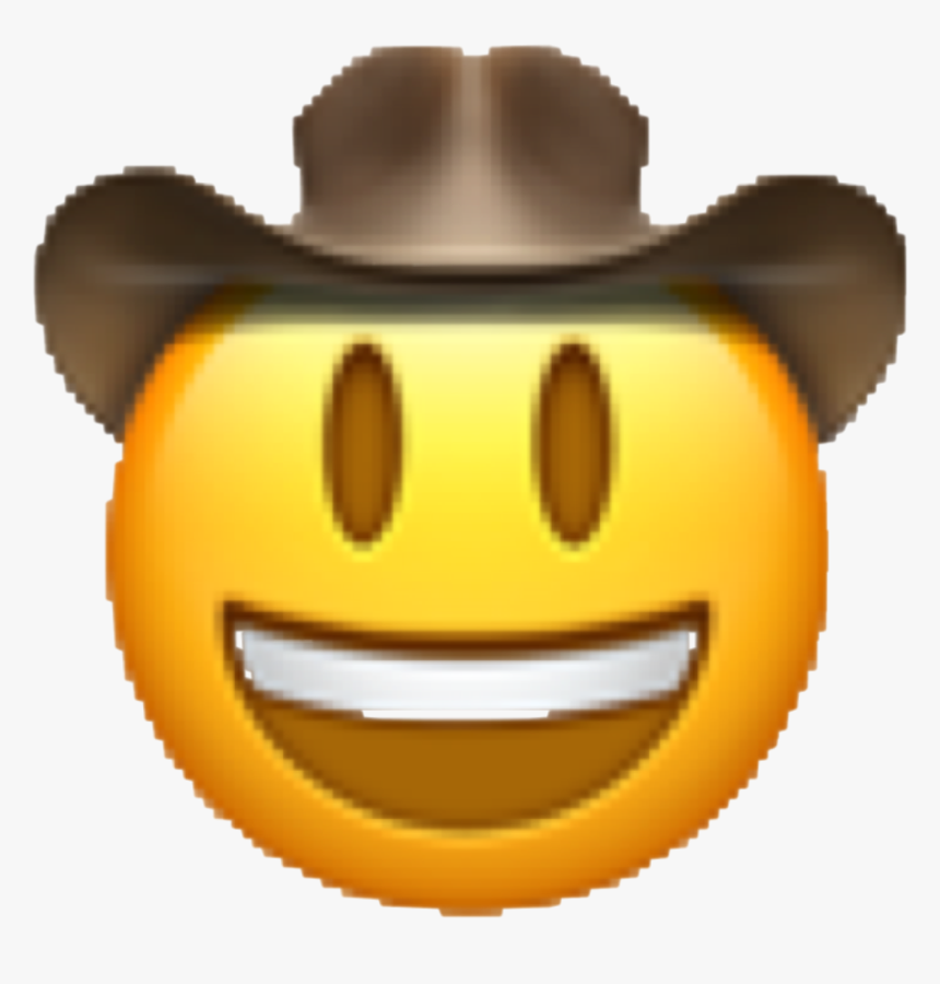 #vaquero #cowboy #emoji #happy #feliz #freetoedit - Cowboy Emoji, HD Png Download, Free Download