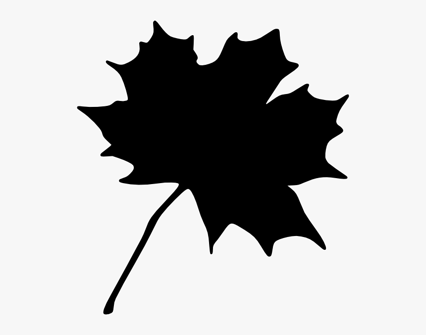 Black Leaf Svg Clip Arts - Maple Leaf Clip Art, HD Png Download, Free Download