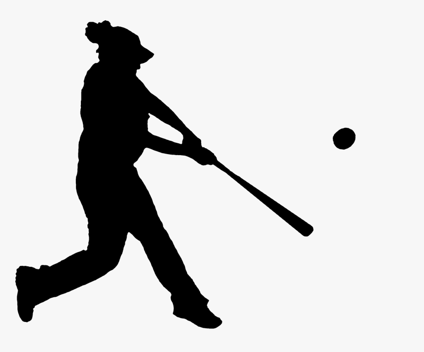 Softball Silhouette Png - Blank Softball Certificates Templates, Transparent Png, Free Download