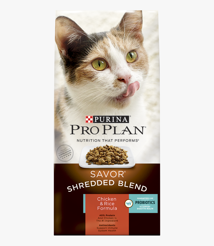 Pro Plan Savor Shredded Blend Cat Food, HD Png Download, Free Download