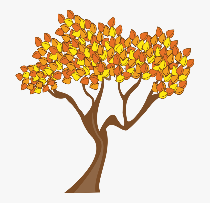 Tree Fall Clipart - Falling Leaves From Tree Clipart Gif, HD Png Download, Free Download