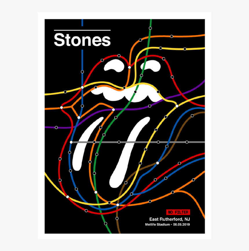 Rolling Stones No Filter Lithograph, HD Png Download, Free Download