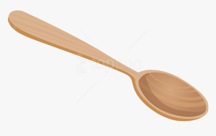 Transparent Spoon Clipart Black And White - Wooden Spoon Vector Png, Png Download, Free Download