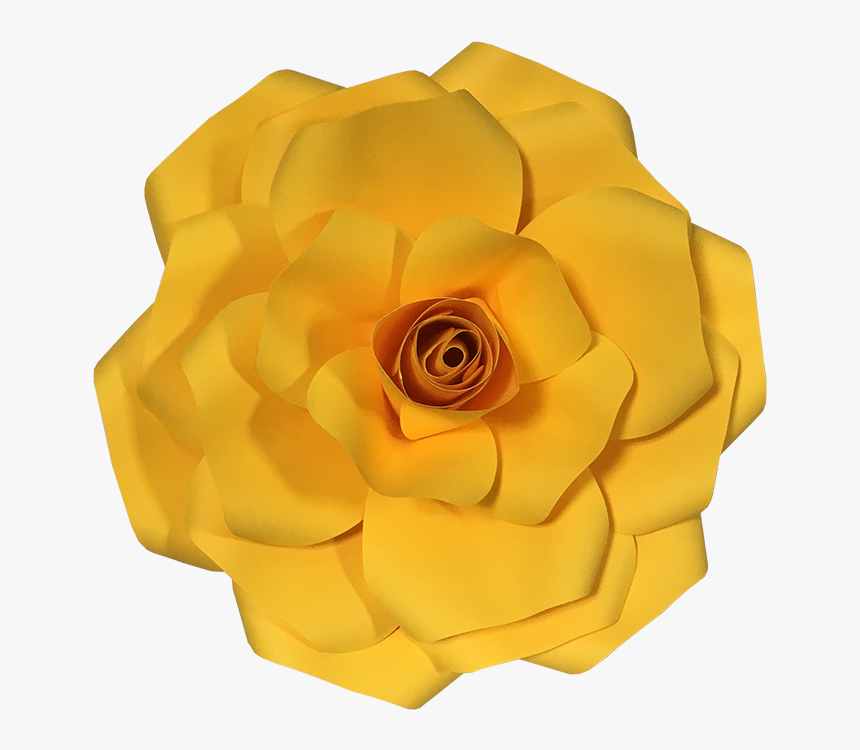 Yellow Paper Flower Png, Transparent Png, Free Download