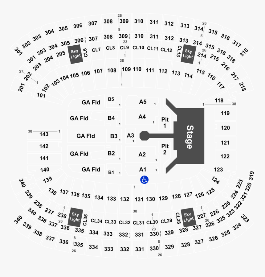 Taylor Swift Lover Fest Seating Chart, HD Png Download, Free Download