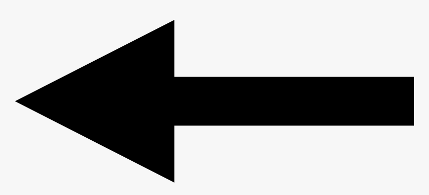 Red Left Arrow Clip Art - Big Arrow Pointing Left, HD Png Download, Free Download