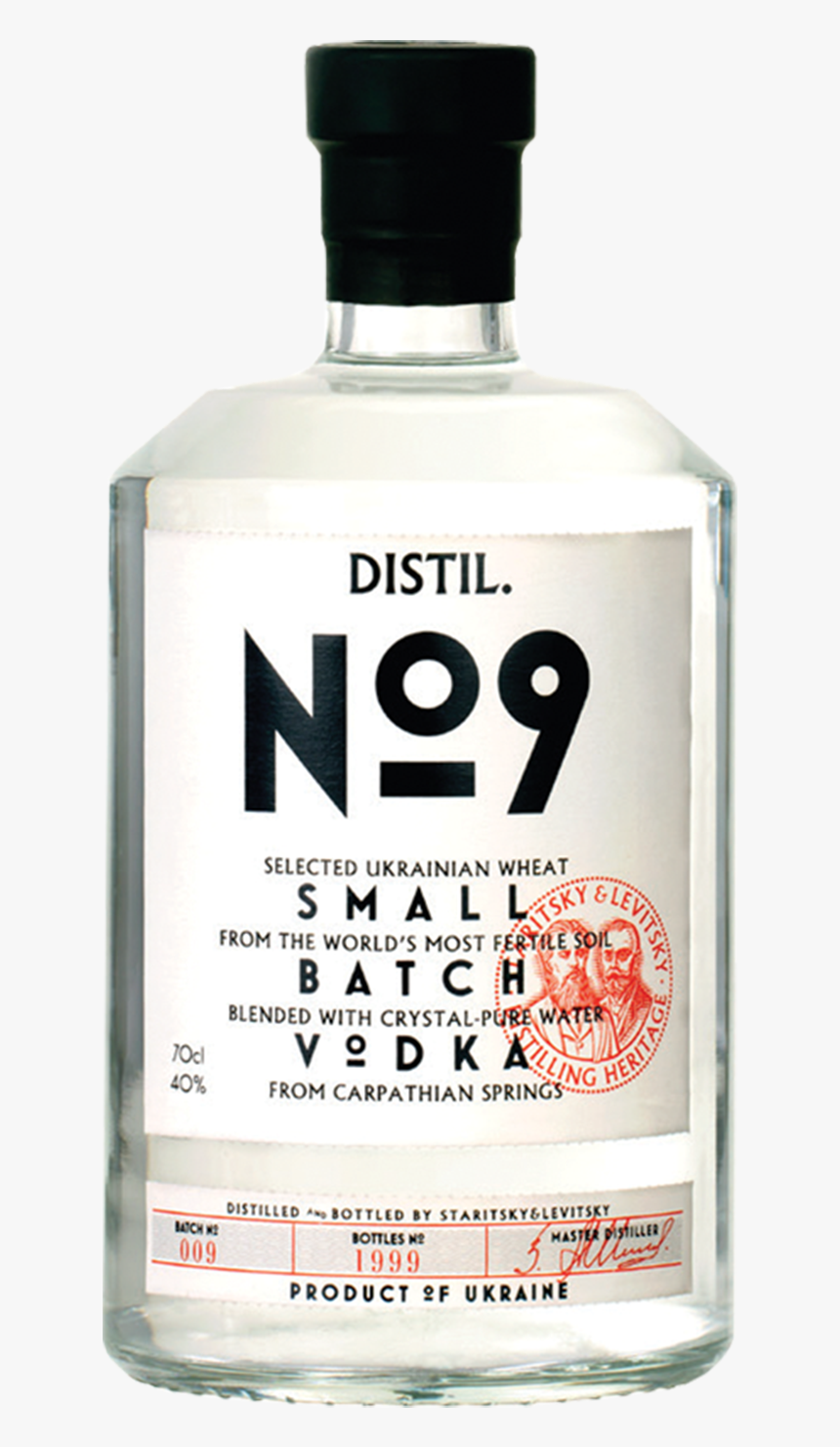 No9 Small Batch Vodka - Distil No 9, HD Png Download, Free Download