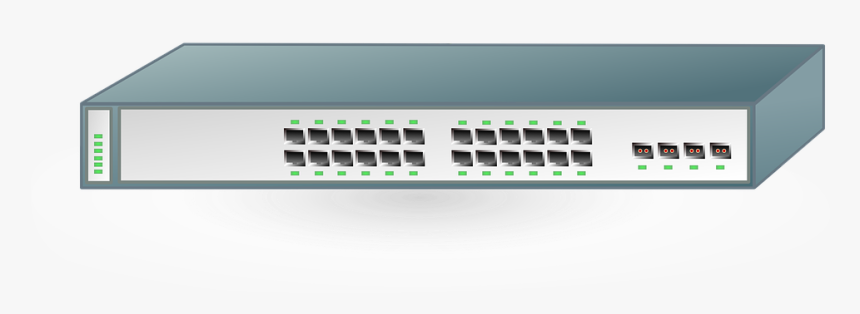 Switch, Port, Network, Ethernet, Computer, Hub, Plug - Network Switch Clipart, HD Png Download, Free Download