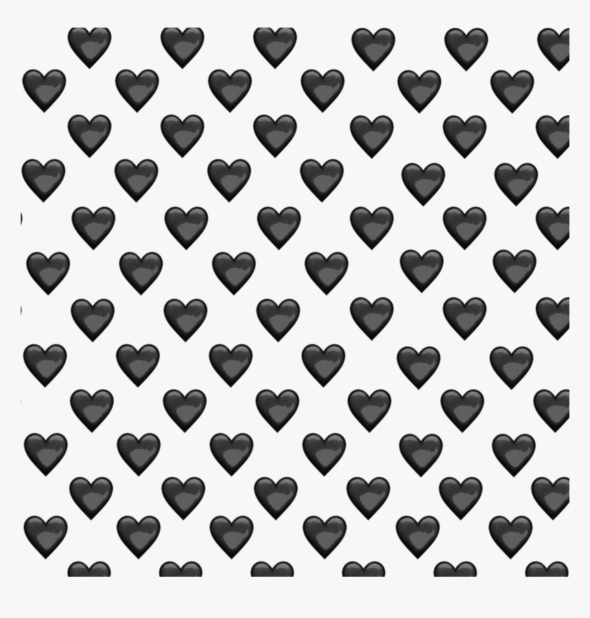 Black Emoji Background For Pictures - Red Heart Emoji Background, HD Png Download, Free Download