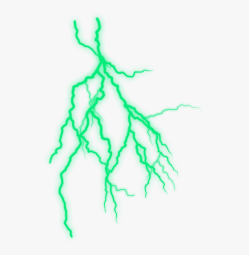 #lightning #light #green #effects #cool #awesome #storm - Transparent Neon Green Lightning Png, Png Download, Free Download