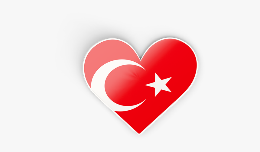 Download Flag Icon Of Turkey At Png Format - Turkey Flag Heart Png, Transparent Png, Free Download