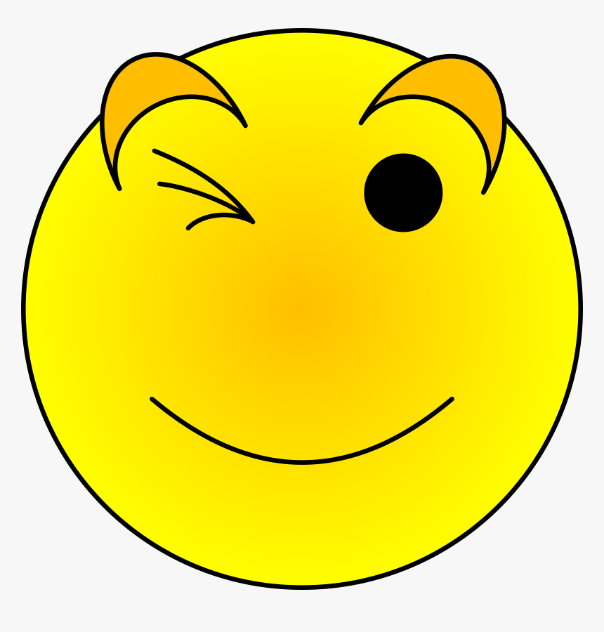 Laughing Smiley Face Emoticon - Naughty Smiley, HD Png Download, Free Download