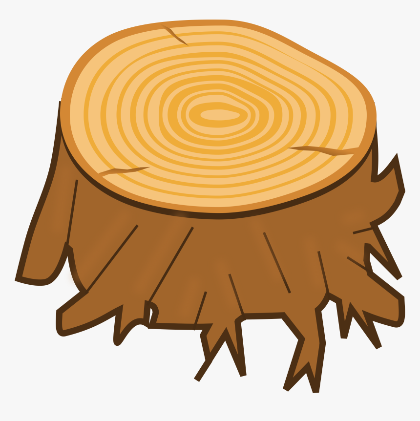 Tree Log Clipart - Tree Stump Clip Art, HD Png Download, Free Download