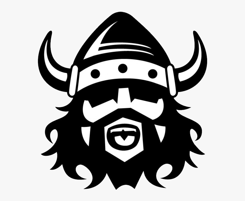 Viking Logo Png - Viking Clipart Black And White, Transparent Png, Free Download