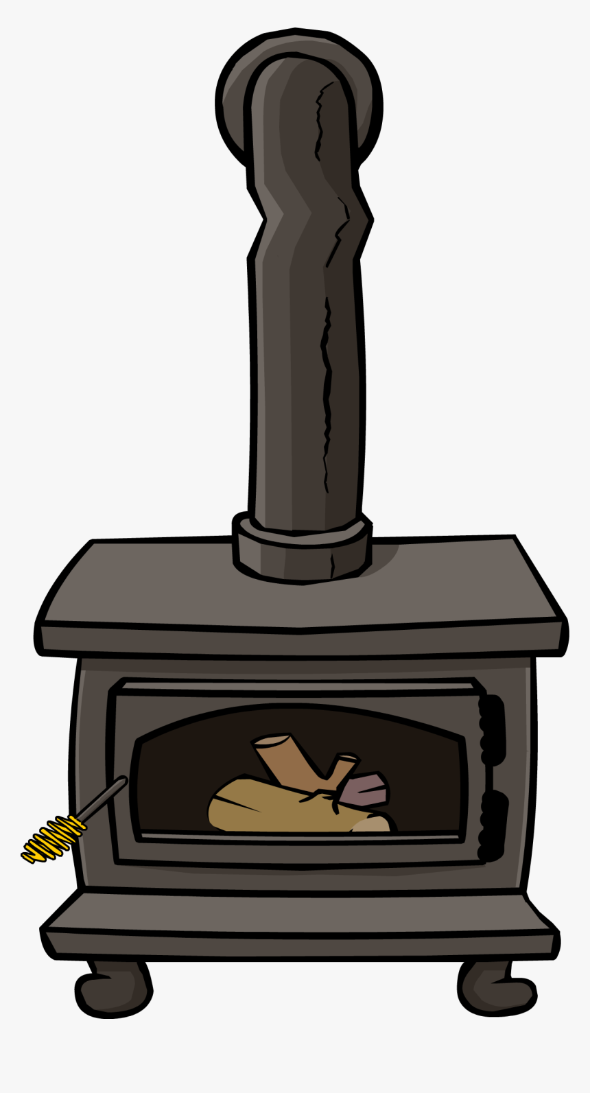 Clipart Fire Stove - Wood Burning Stove Clip Art, HD Png Download, Free Download