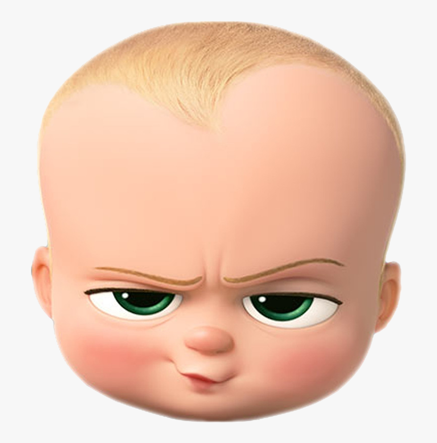 Baby Face Png - Boss Baby Head Clipart, Transparent Png, Free Download