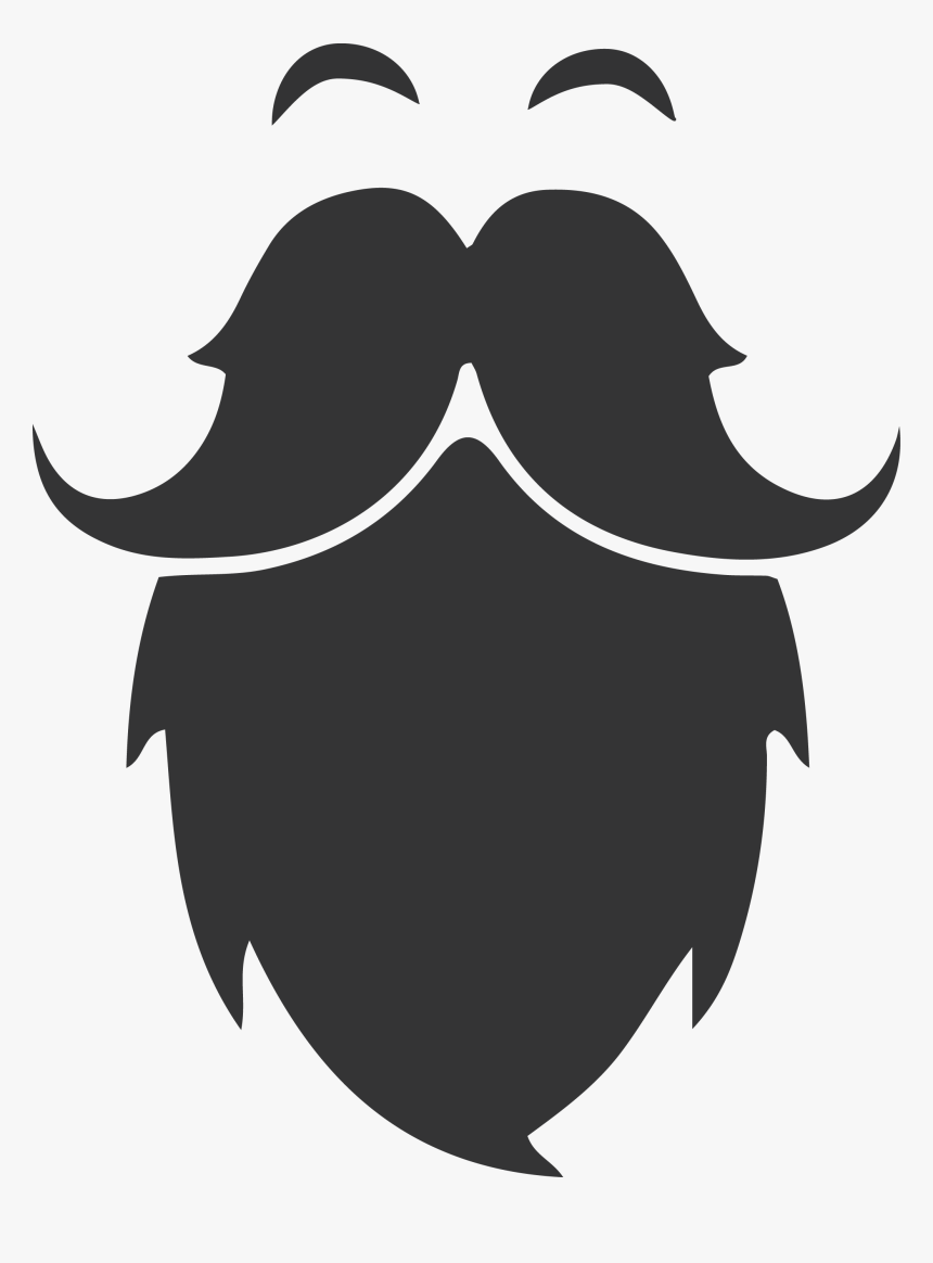 Cartoon Beard Png, Transparent Png - kindpng