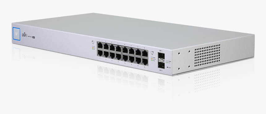 Unifi Switch 16 - Ubiquiti Unifi 16 Port Managed Poe+ Gigabit Switch, HD Png Download, Free Download