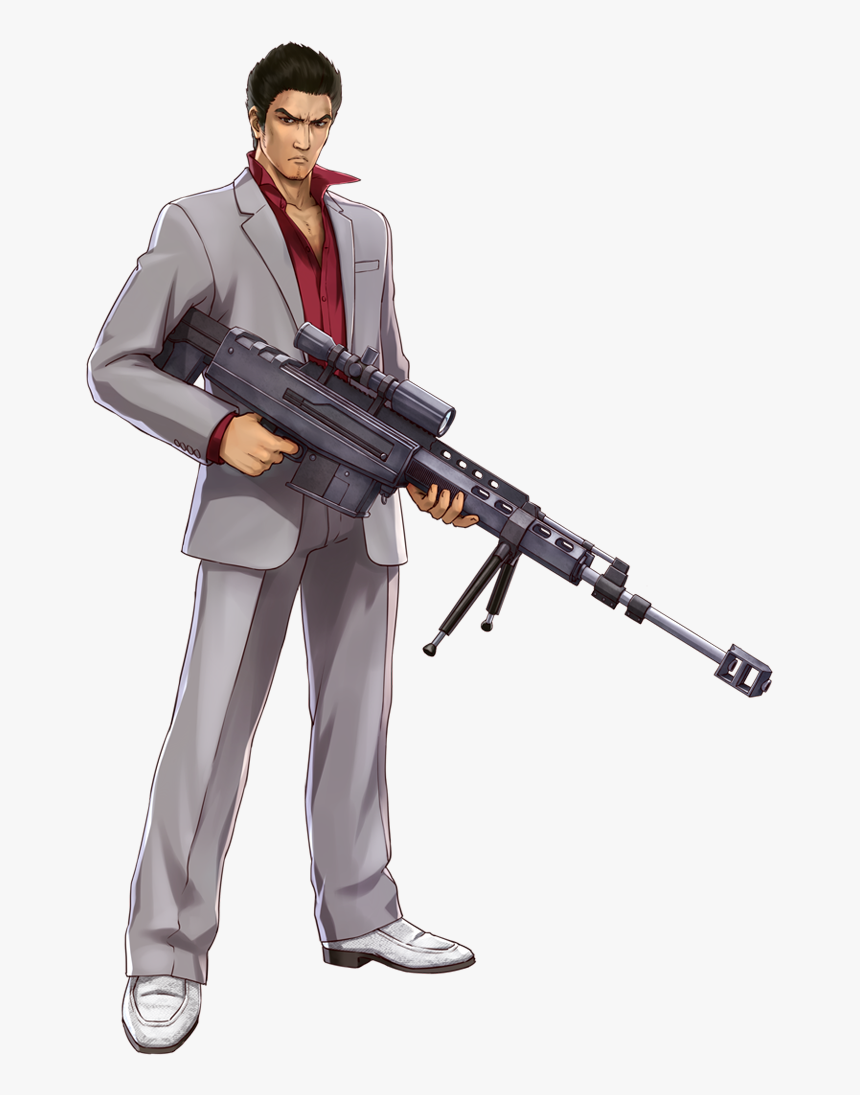 Pxz2-kazuma - Project X Zone Yakuza, HD Png Download, Free Download